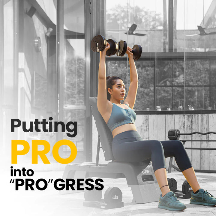 The Cube Club Powerbells Pro | Multi-Weight Adjustable Dumbbells – With Base Stand