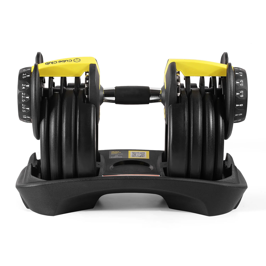 Adjustable Powerbells (Pair) – Rapid-Dial Compact Dumbbells for Home & Strength Training (24 kg / 40 kg)
