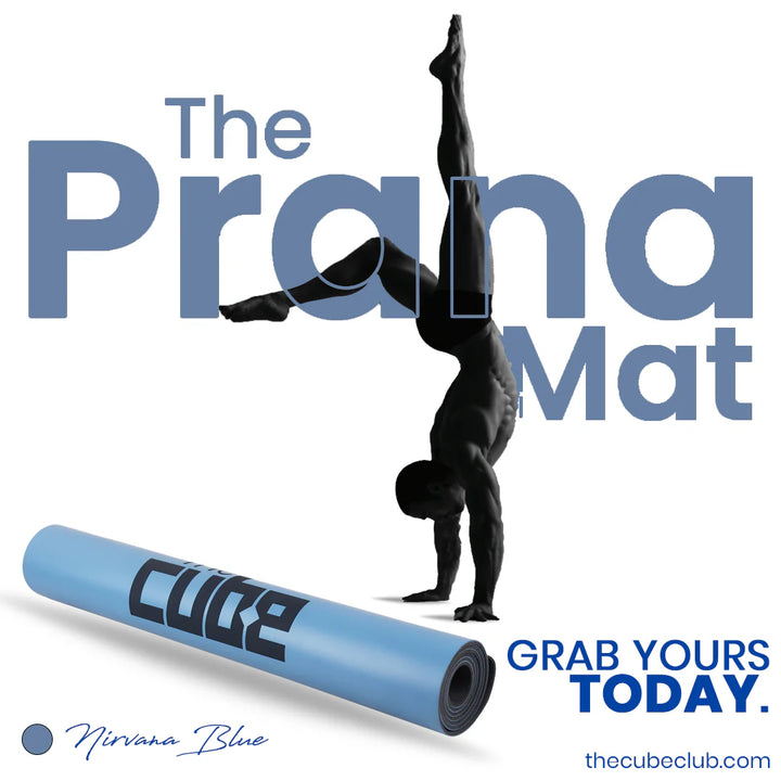 The Cube Club Prana PU Yoga Mat – With Bag