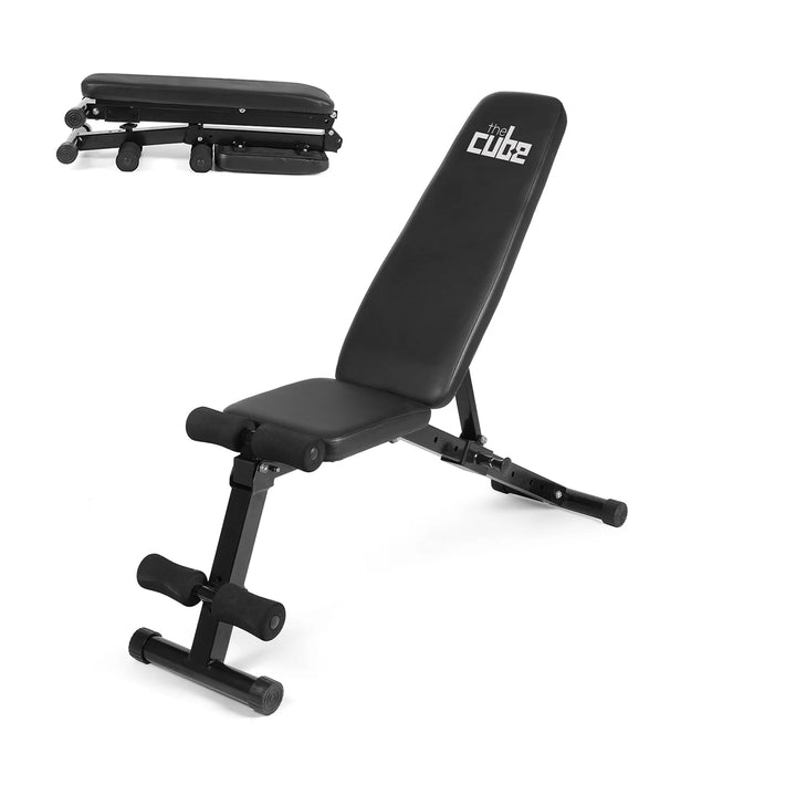 The Cube Club Foldable Bench Prime – Adjustable PowerBench (200 kg Capacity)