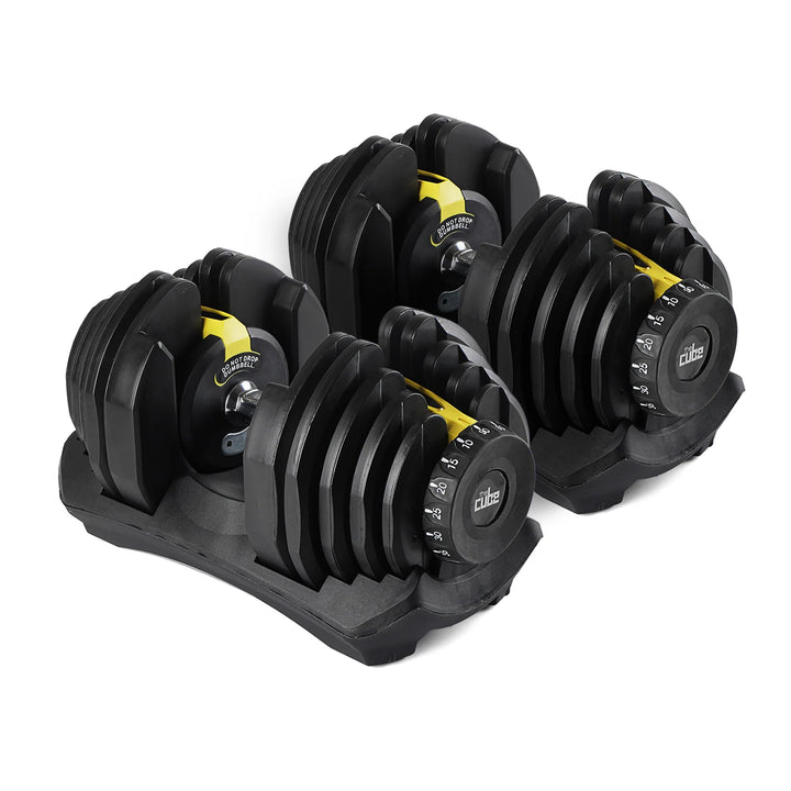 Adjustable Powerbells (Pair) – Rapid-Dial Compact Dumbbells for Home & Strength Training (24 kg / 40 kg)