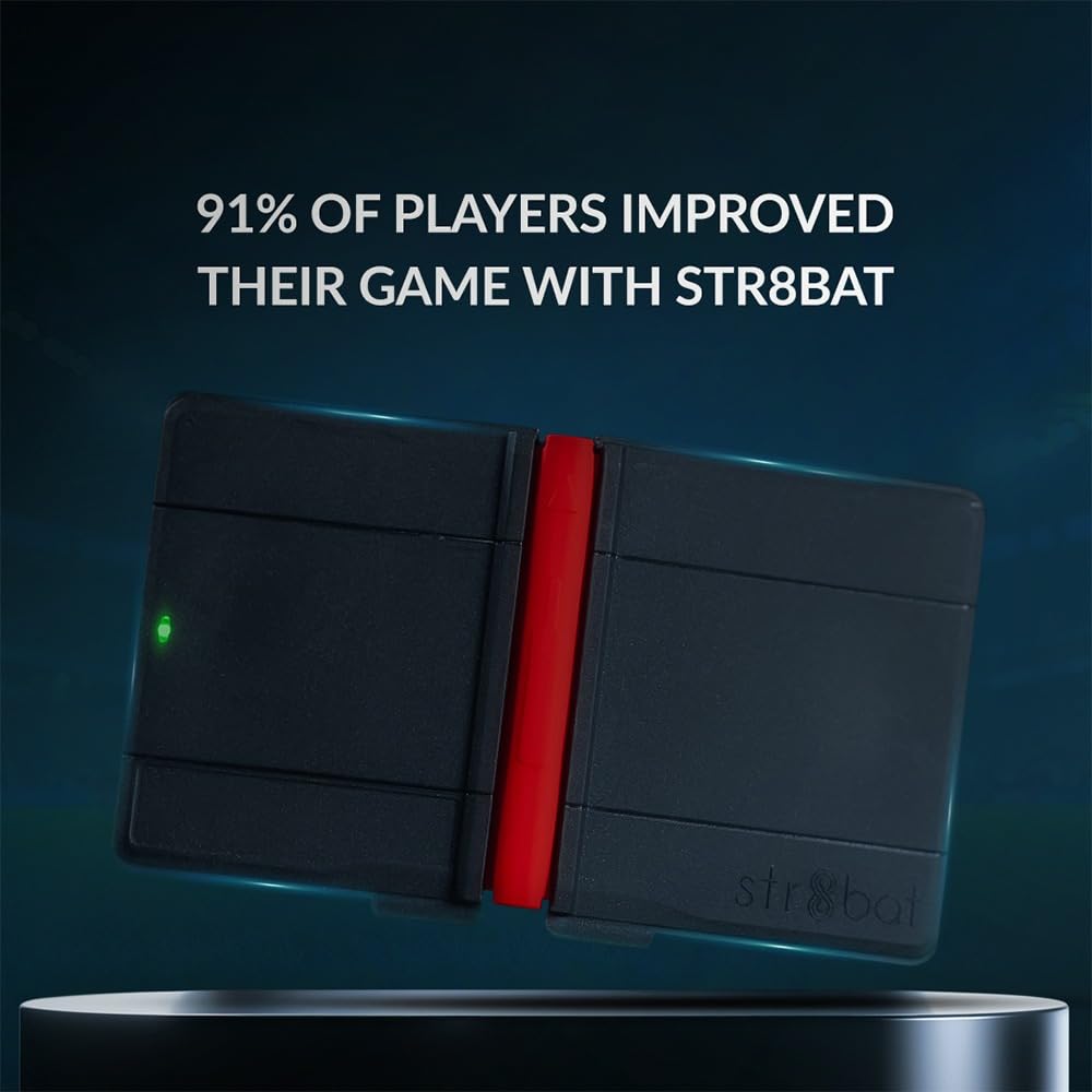 Str8bat Cricket Bat Sensor – 3D Batting Performance Tracker
