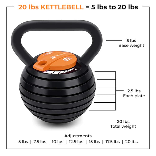 The Flexnest: The Flexikettle Adjustable Kettlebell – Smart & Compact Weights for Home Workouts