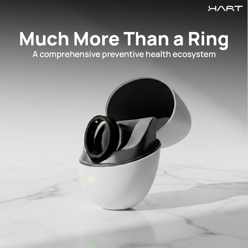 Hart Ring X2 by FITTR: Smart Fitness Ring for Recovery, Sleep & Performance