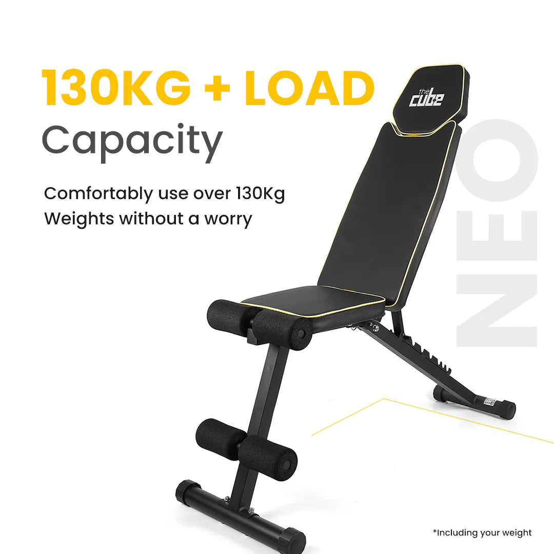 Foldable Bench Neo | Adjustable, Compact & 8-Level Gym Bench for Home Workouts