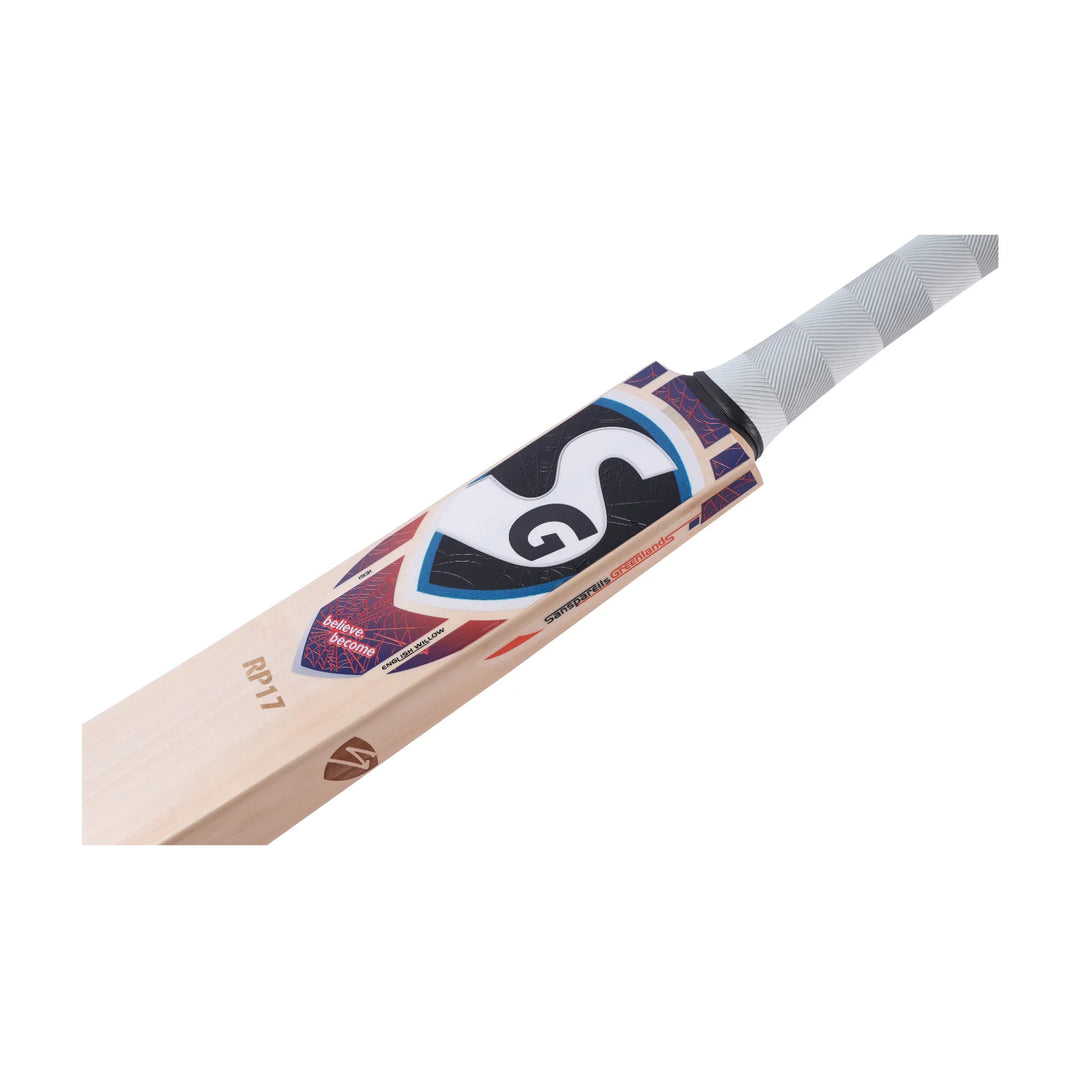 SG RP 17 English Willow Cricket Bat - Grade 1, World’s Finest with Str8Bat Sensor | Superior Stroke Play & Performance