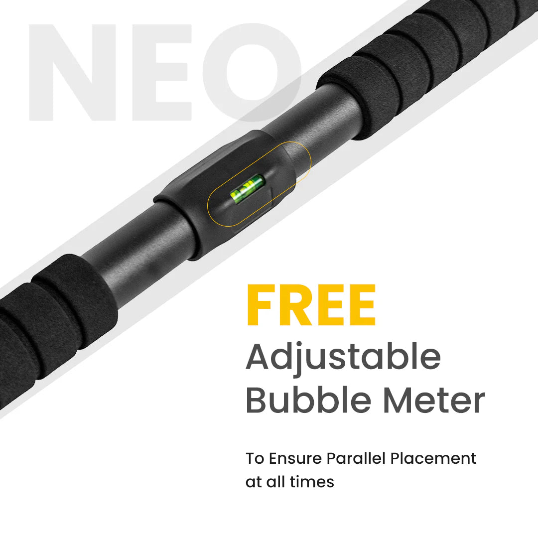 The Cube Club Pull Up Bar Neo Big | Adjustable Doorway Bar (90–115 cm)