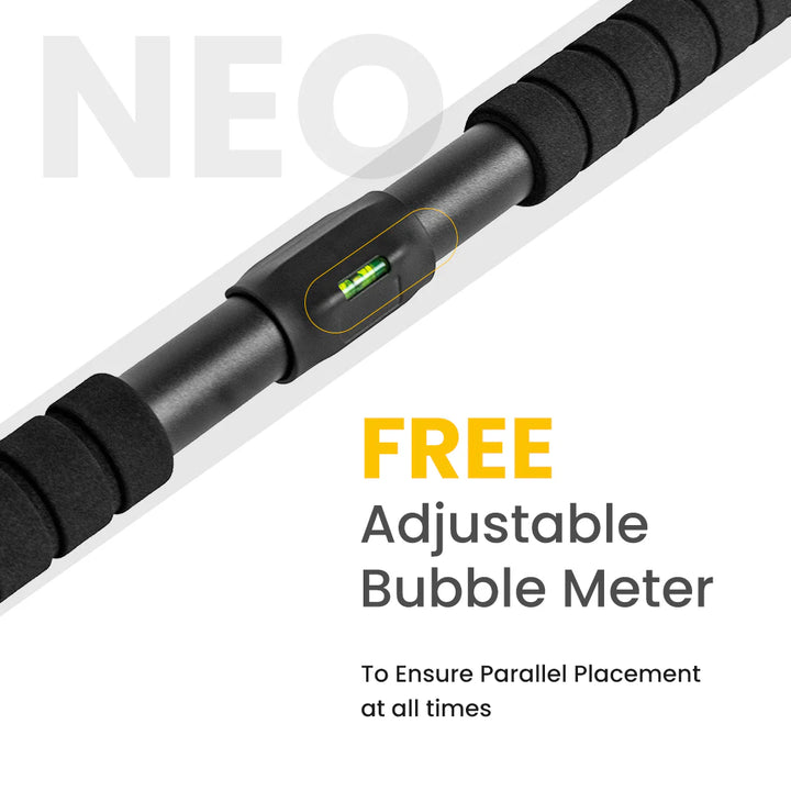 The Cube Club Pull Up Bar Neo Big | Adjustable Doorway Bar (90–115 cm)
