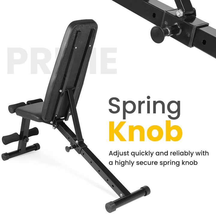 The Cube Club Foldable Bench Prime – Adjustable PowerBench (200 kg Capacity)