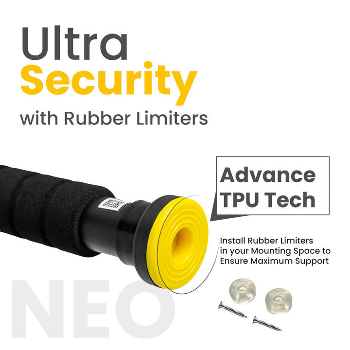 The Cube Club Pull Up Bar Neo Small | Adjustable Doorway Bar (63–95 cm)