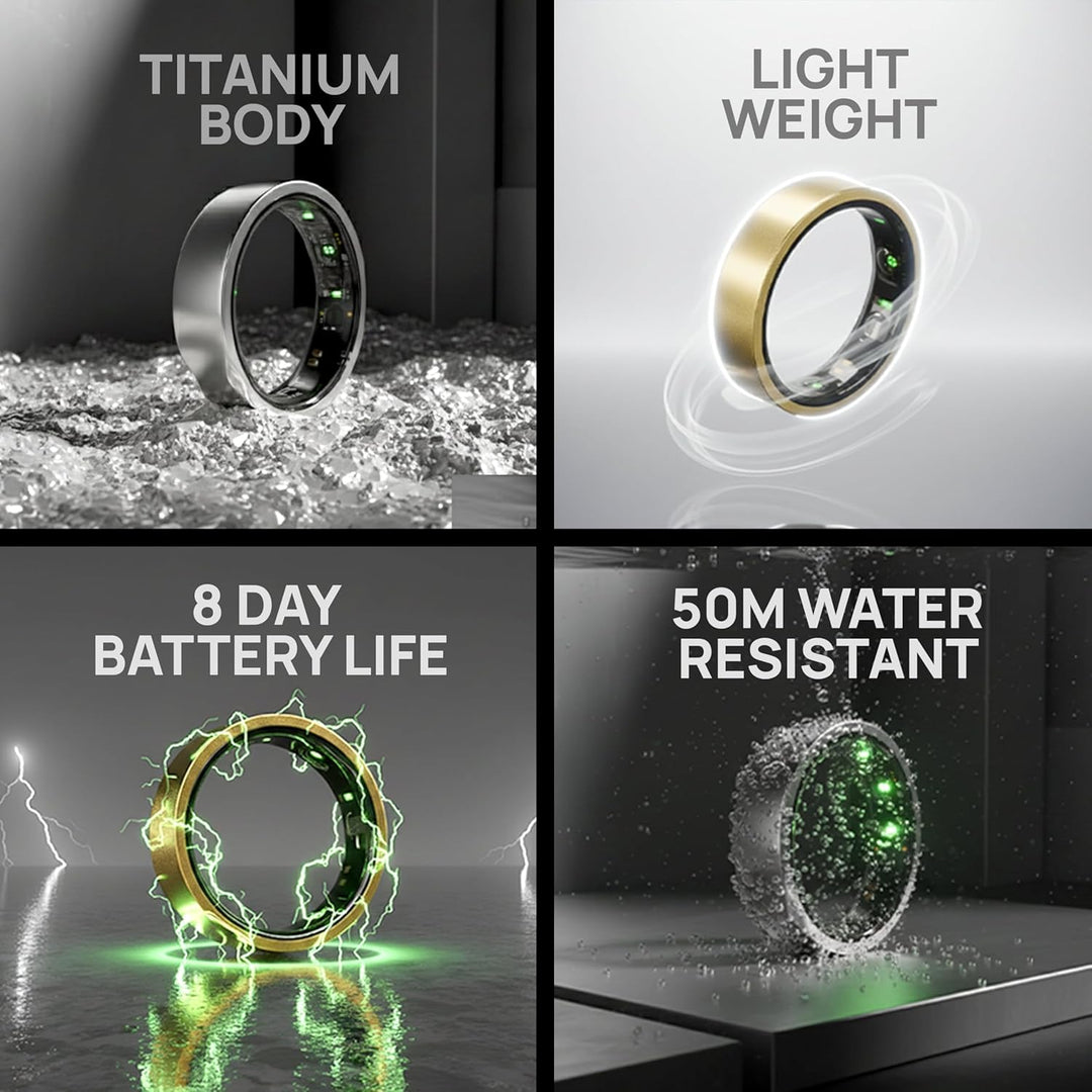 Hart Ring X2 by FITTR: Smart Fitness Ring for Recovery, Sleep & Performance