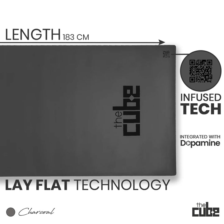 The Cube Club Prana PU Yoga Mat – With Bag