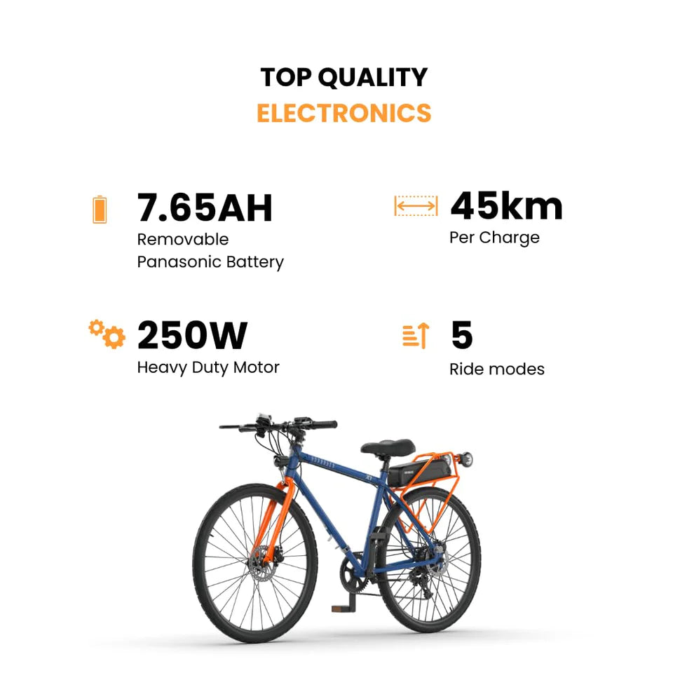 Hornback: X1 Foldable Electric Bicycle – Premium E-Bike for Urban Commuting in India
