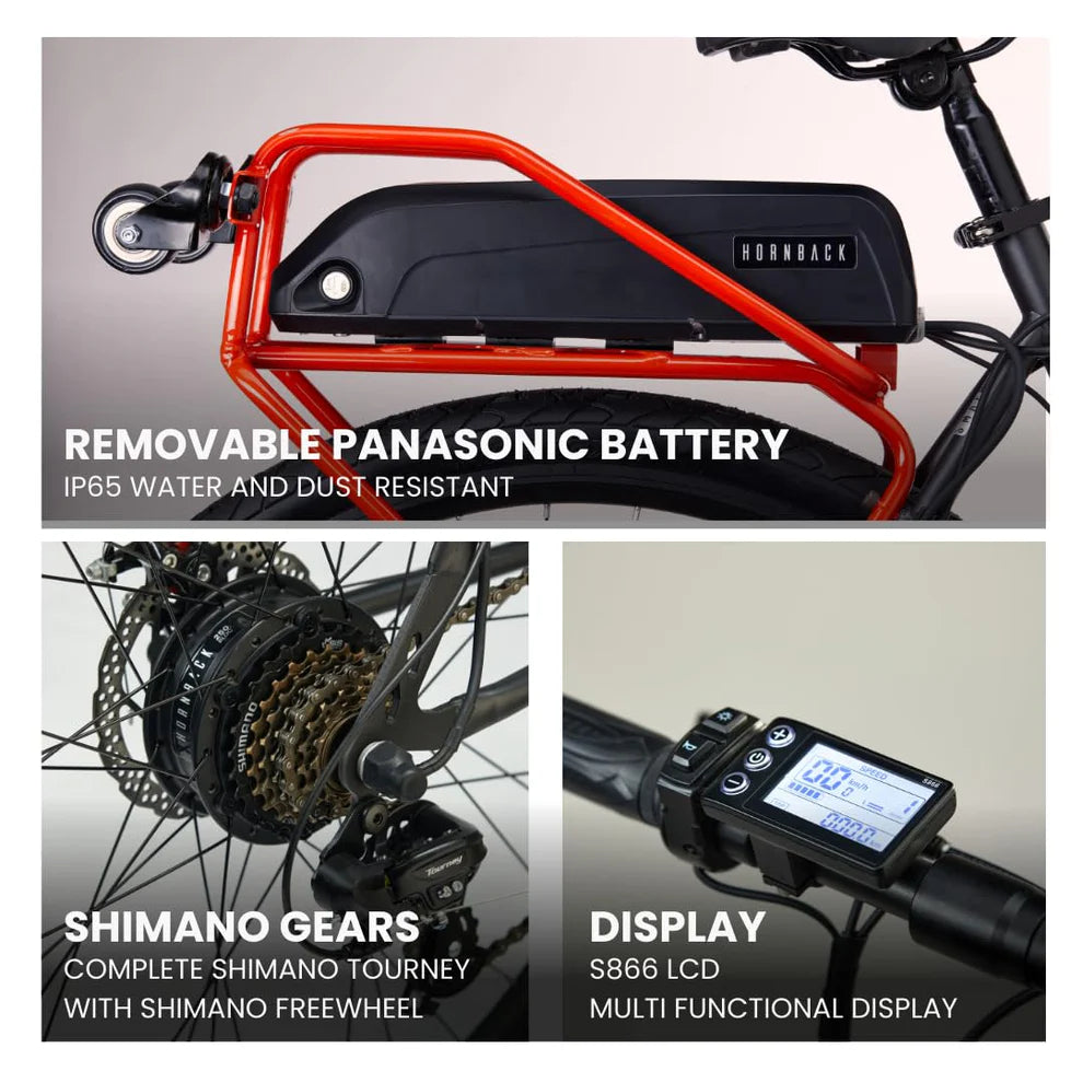 Hornback: X1 Foldable Electric Bicycle – Premium E-Bike for Urban Commuting in India