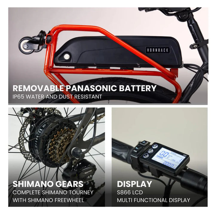 Hornback: X1 Foldable Electric Bicycle – Premium E-Bike for Urban Commuting in India