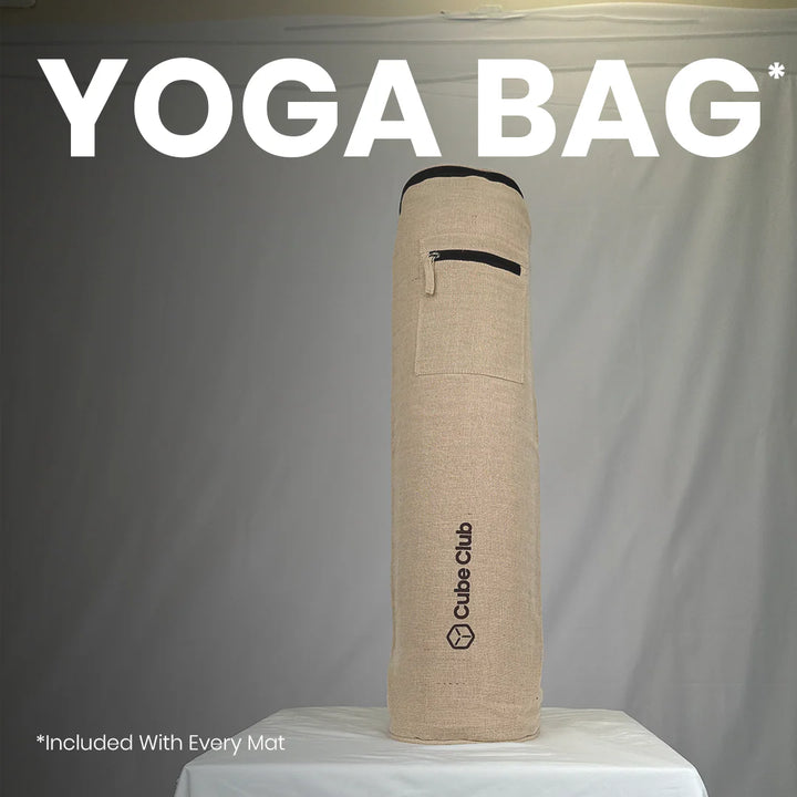 The Cube Club Prana PU Yoga Mat – With Bag