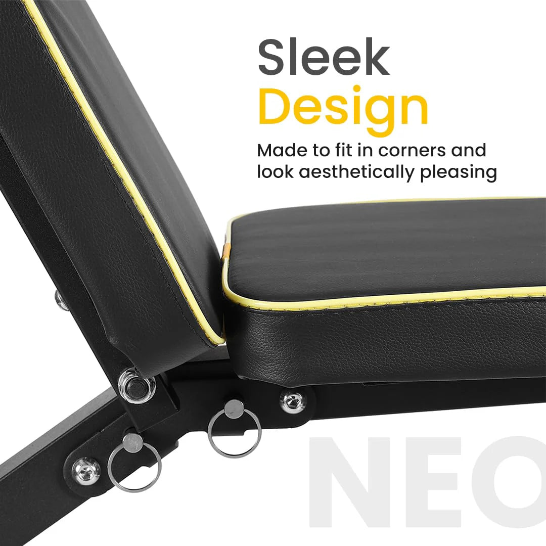 Foldable Bench Neo | Adjustable, Compact & 8-Level Gym Bench for Home Workouts