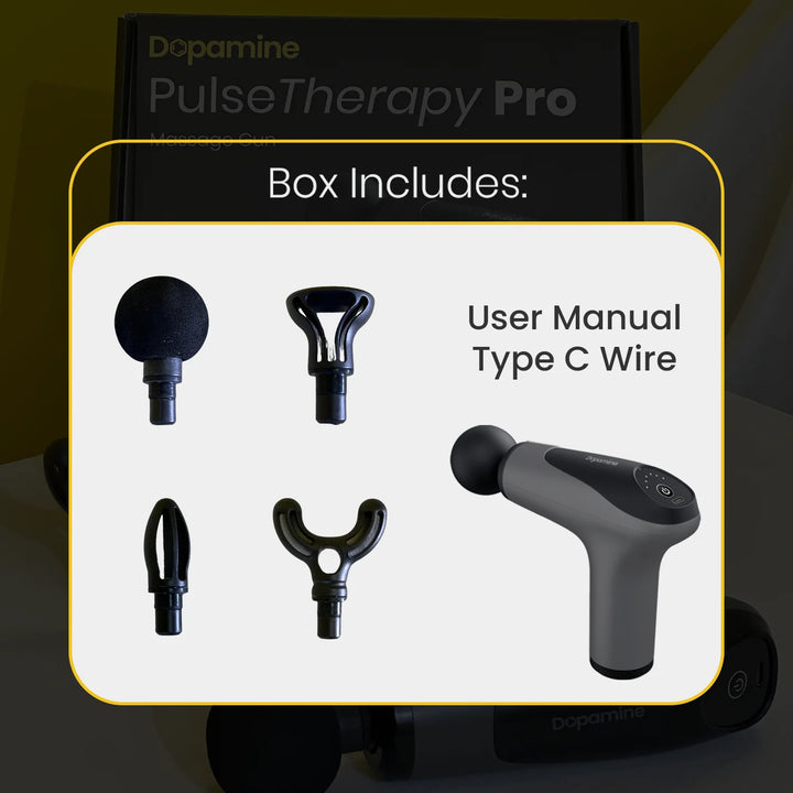 Pulse Therapy Pro Massage Gun | 6-Speed Deep Tissue Recovery Device