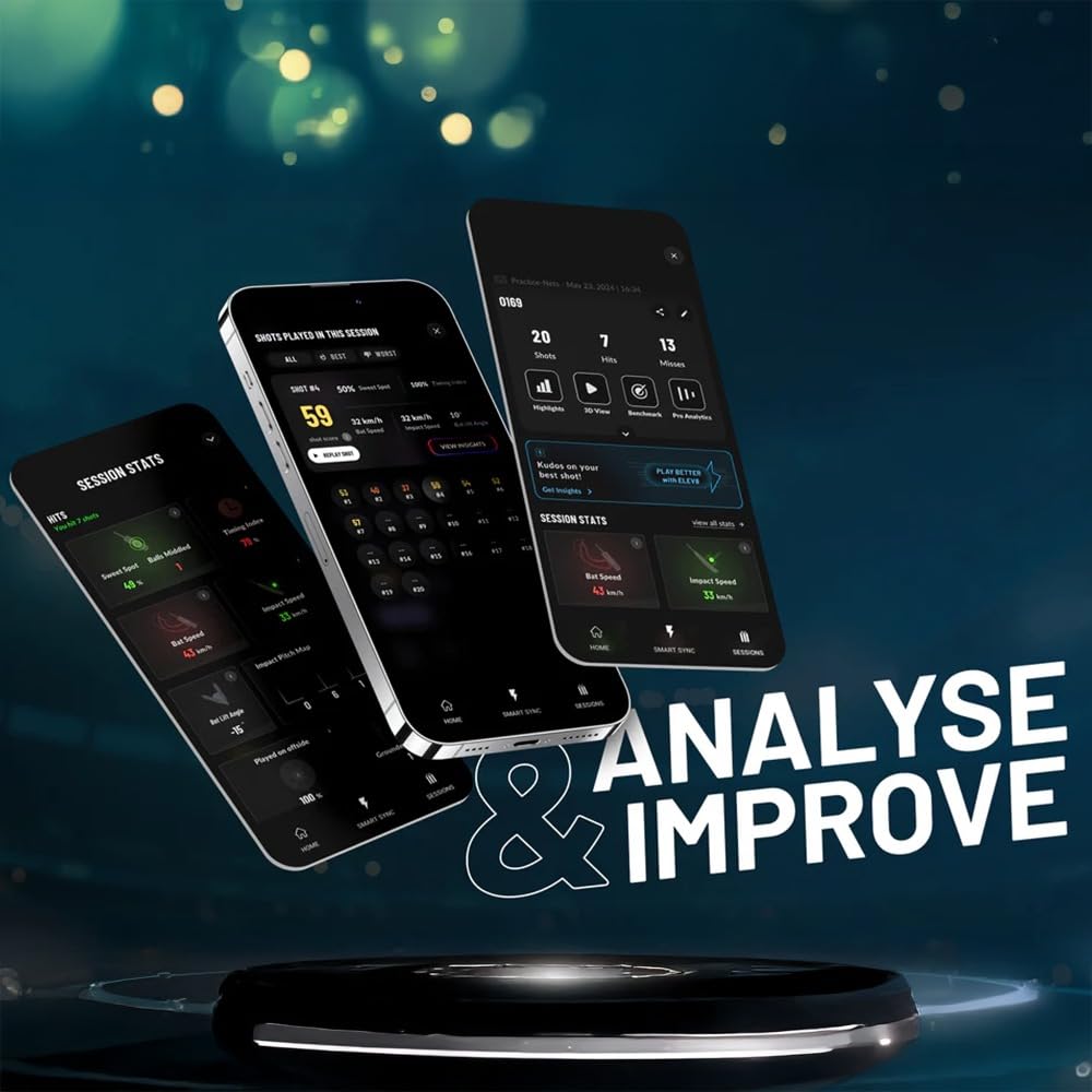 Str8bat Cricket Bat Sensor – 3D Batting Performance Tracker