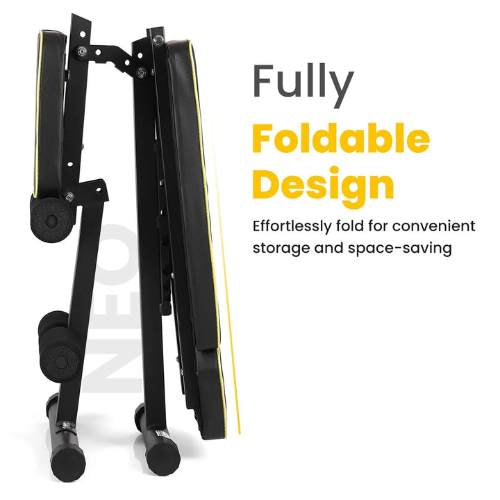 Foldable Bench Neo | Adjustable, Compact & 8-Level Gym Bench for Home Workouts