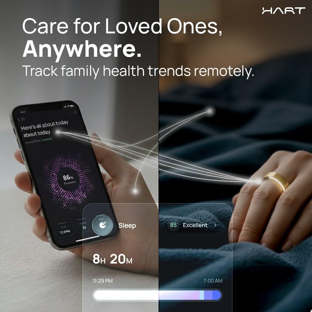 Hart Ring X2 by FITTR: Smart Fitness Ring for Recovery, Sleep & Performance