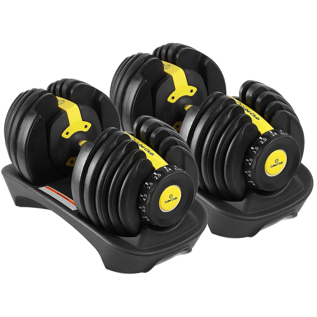 Adjustable Powerbells (Pair) – Rapid-Dial Compact Dumbbells for Home & Strength Training (24 kg / 40 kg)
