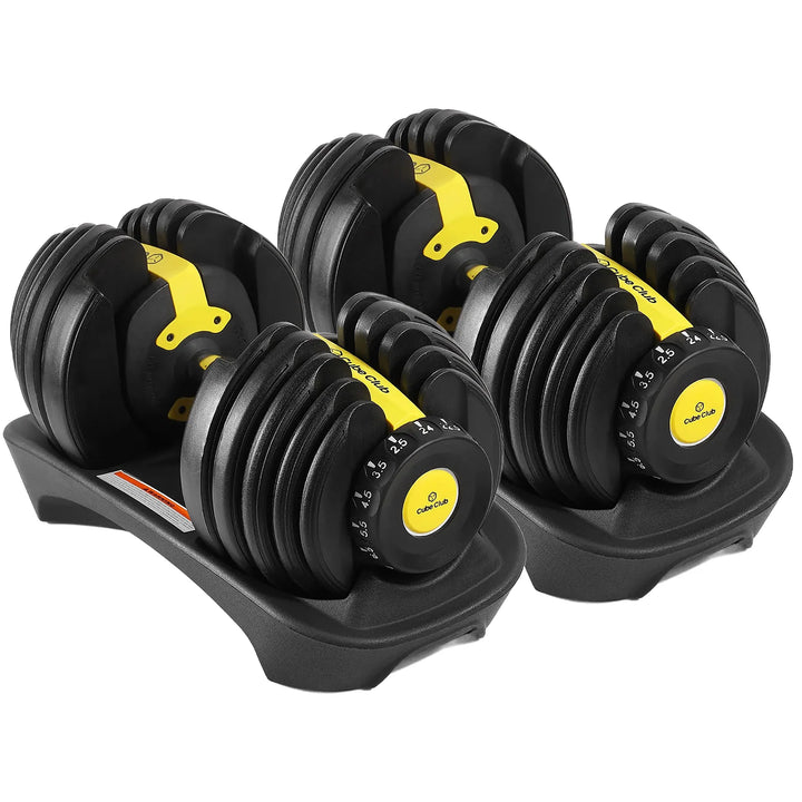 Adjustable Powerbells (Pair) – Rapid-Dial Compact Dumbbells for Home & Strength Training (24 kg / 40 kg)