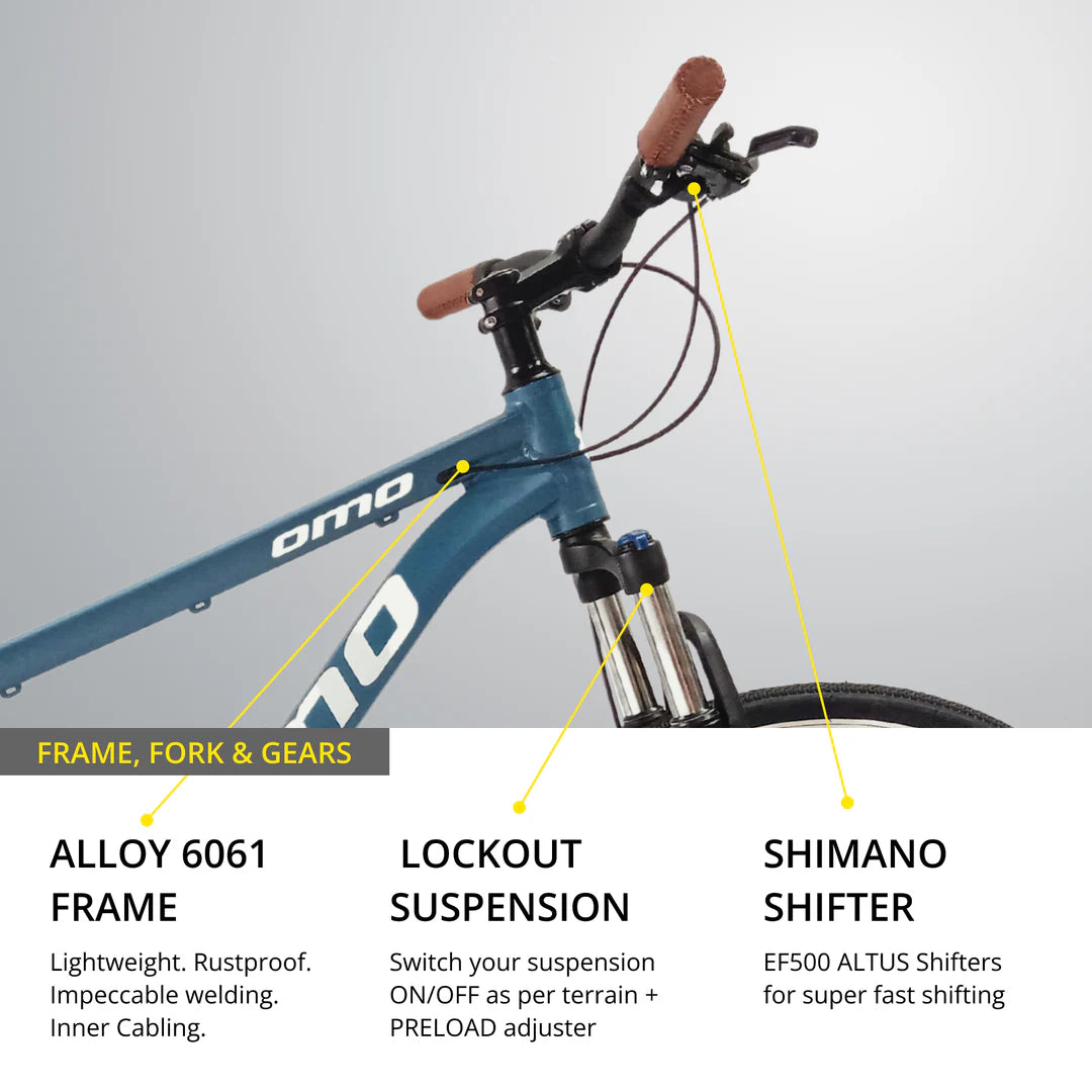 OMO Bikes: Alloy Frame 700c Hybrid Cycle 21 Speed – Lightweight, High-Performance Bicycle