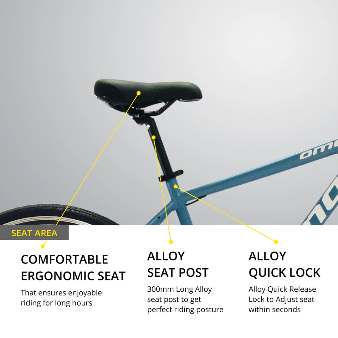 OMO Bikes: Alloy Frame 700c Hybrid Cycle 21 Speed – Lightweight, High-Performance Bicycle