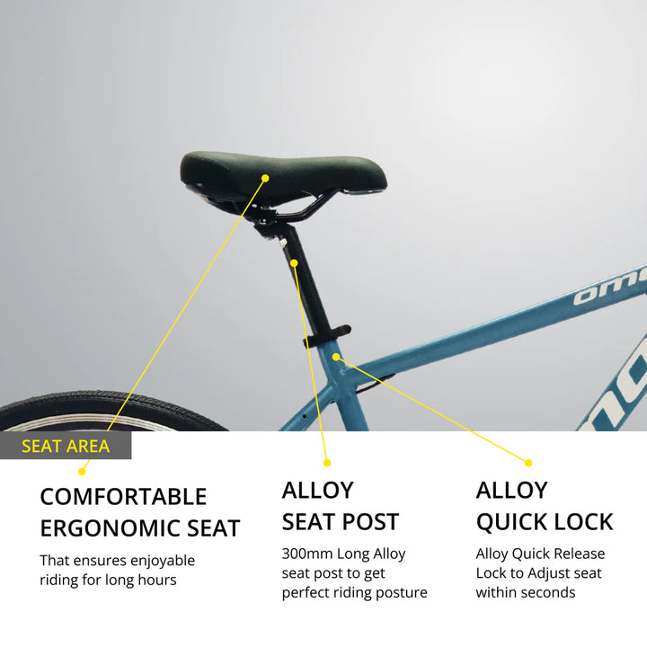 OMO Bikes: Alloy Frame 700c Hybrid Cycle 21 Speed – Lightweight, High-Performance Bicycle