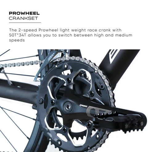 Battalion Bikes: R25 Road Bike – Lightweight Alloy Frame, 18-Speed Shimano Sora Performance Bicycle