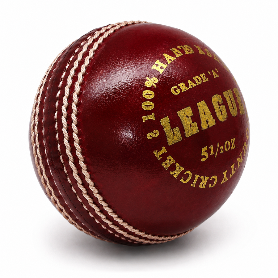 Actifyz Red League Grade Leather Cricket Ball