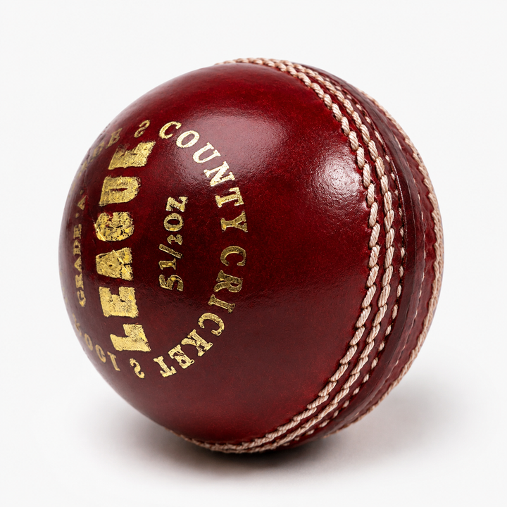 Actifyz Red Leather Cricket Ball - 4-Piece Hand Stitched | League & Test Grade (Box of 6 Balls)