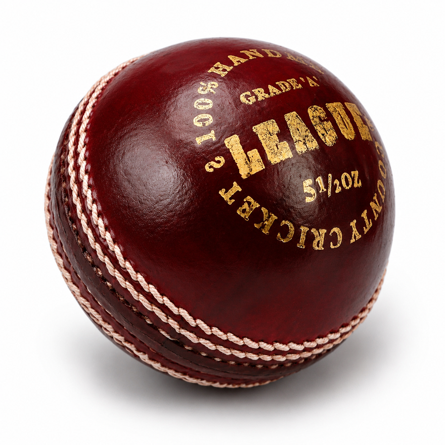 Actifyz Red League Grade Leather Cricket Ball