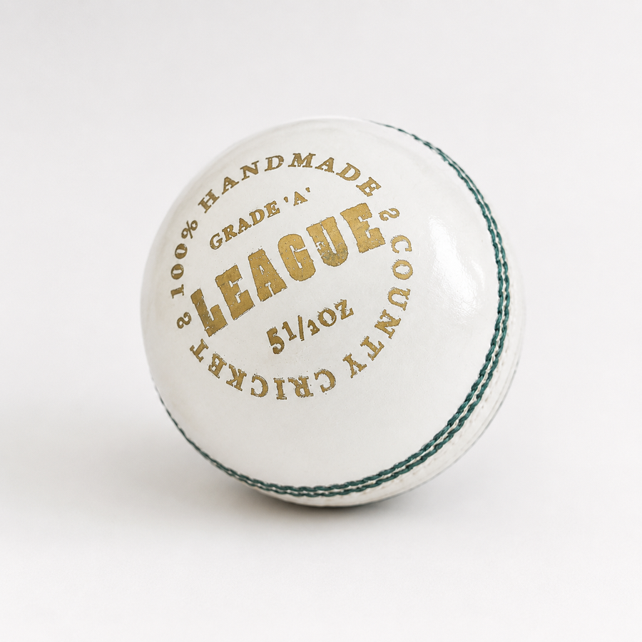 Actifyz White League Grade Leather Cricket Ball