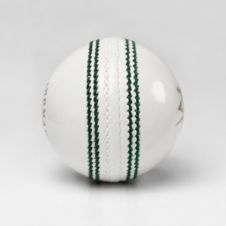 Actifyz White Leather Cricket Ball raised seam