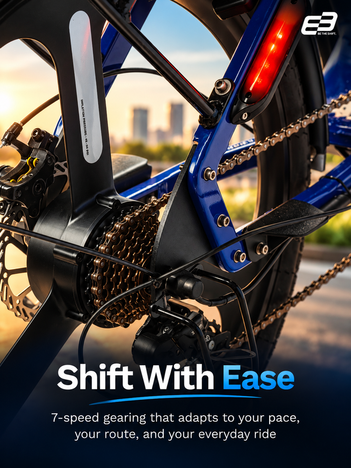 Epick Z1 Smart Electric Bike – Up to 120 km Pedal-Assist Range