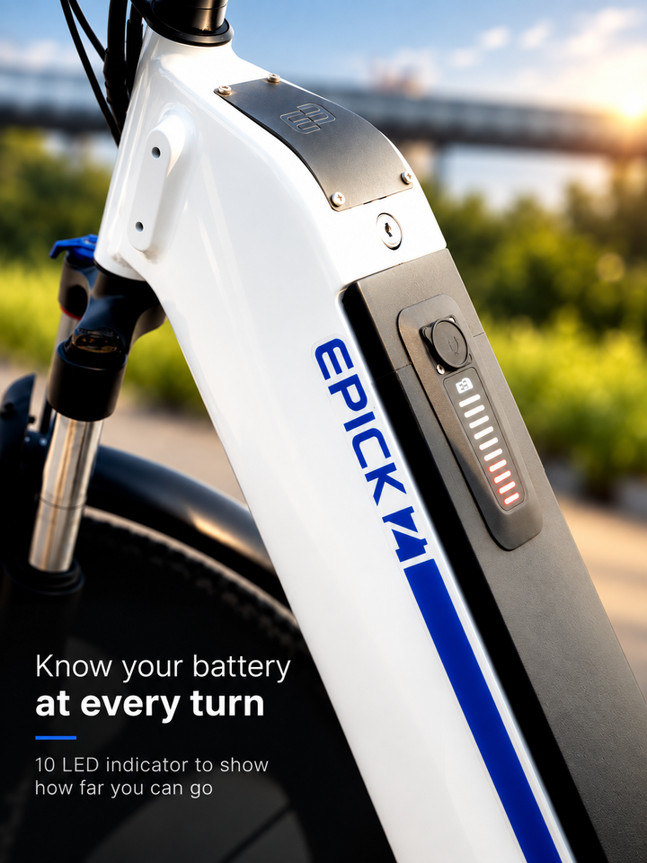 Epick Z1 Smart Electric Bike – Up to 120 km Pedal-Assist Range