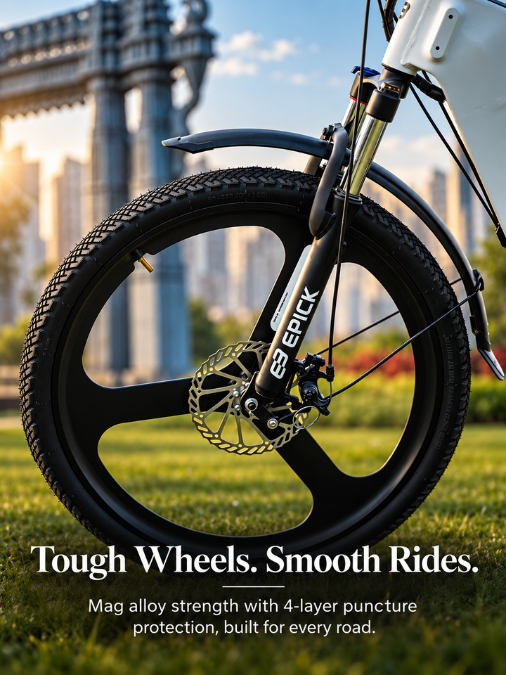 Epick Z1 Smart Electric Bike – Up to 120 km Pedal-Assist Range