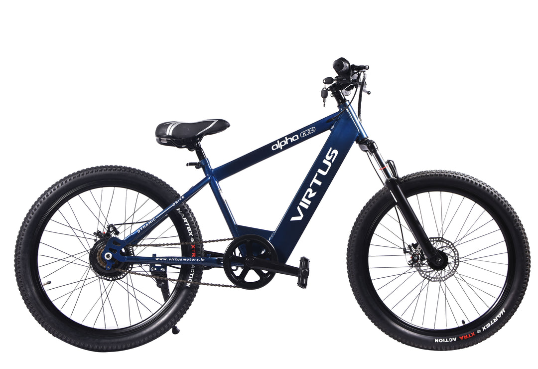 Virtus Motors Alpha K 24 – Compact 24″ Smart Electric Cycle for Everyday City Rides
