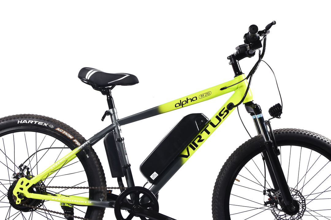 Virtus Motors Alpha M 26 – 26″ Electric Cycle with Removable Battery & 5-Level Assist