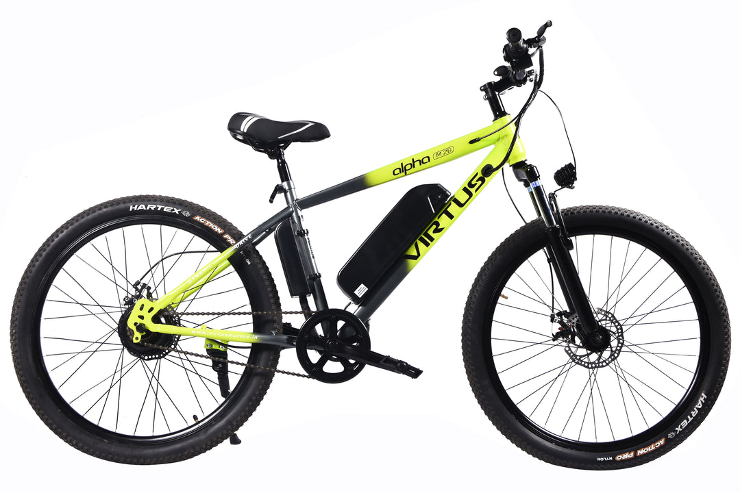 Virtus Motors Alpha M 26 – 26″ Electric Cycle with Removable Battery & 5-Level Assist