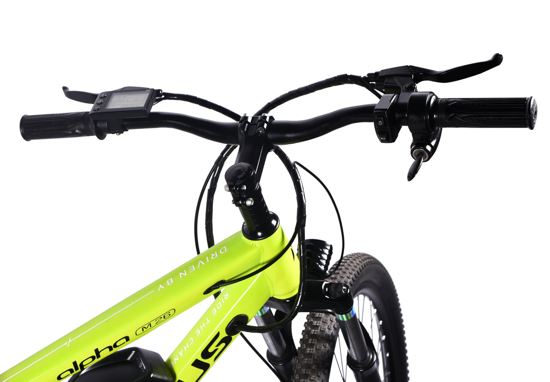 Virtus Motors Alpha M 26 – 26″ Electric Cycle with Removable Battery & 5-Level Assist