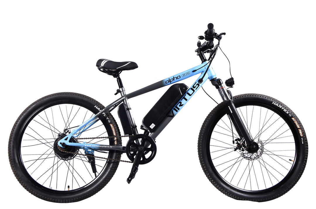 Virtus Motors Alpha M 26 – 26″ Electric Cycle with Removable Battery & 5-Level Assist