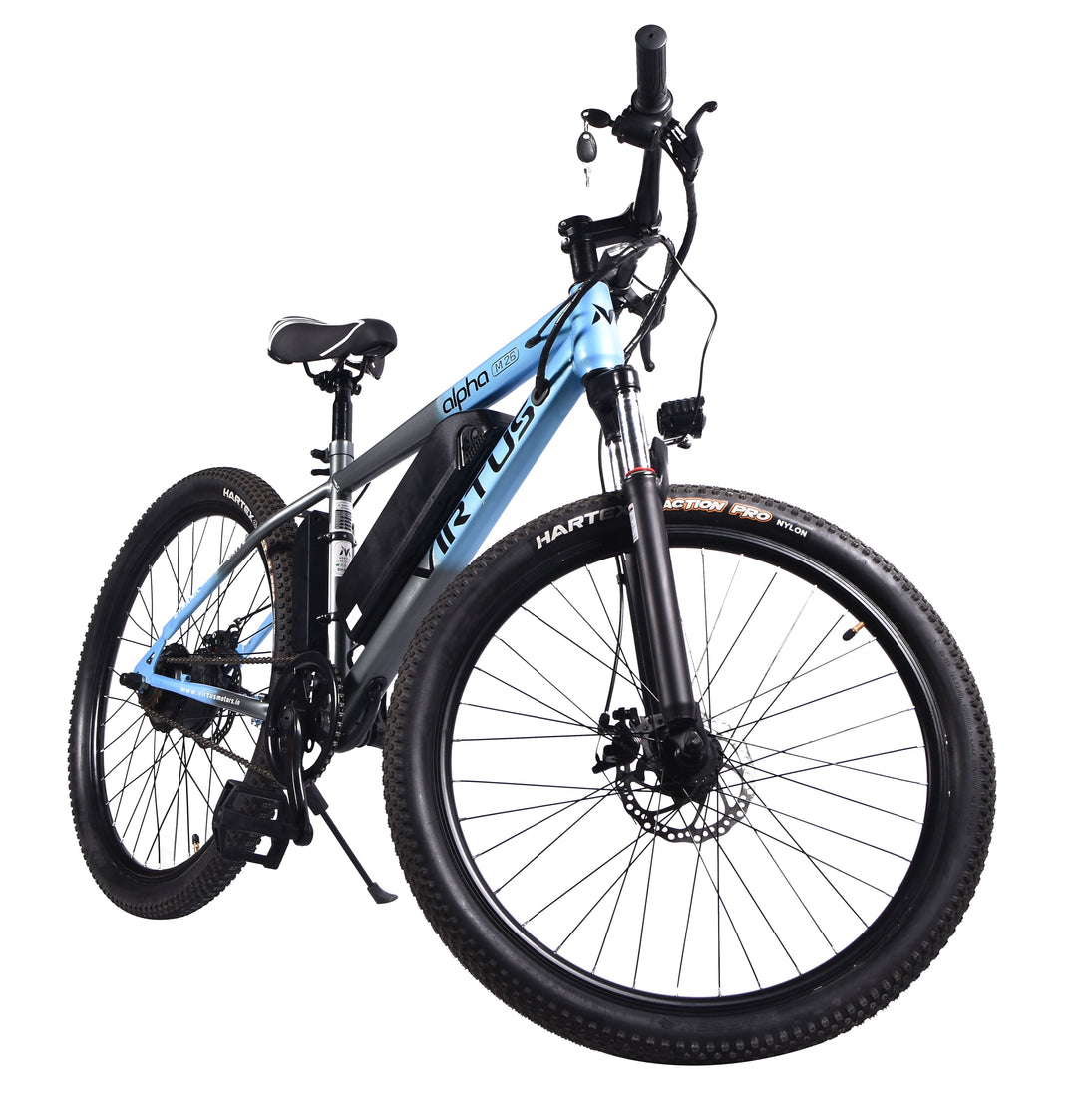 Virtus Motors Alpha M 26 – 26″ Electric Cycle with Removable Battery & 5-Level Assist