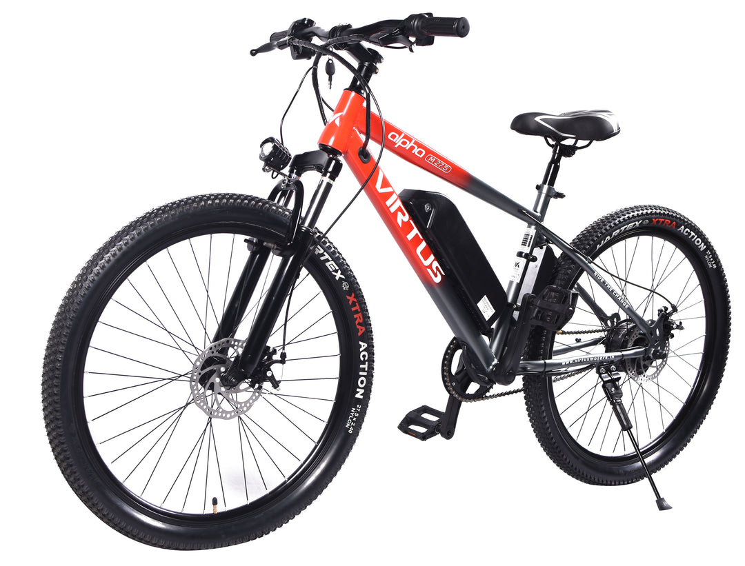Virtus Motors Alpha M 27.5 – 27.5″ Smart Electric Cycle with Removable Battery & 3-Level Pedal Assist