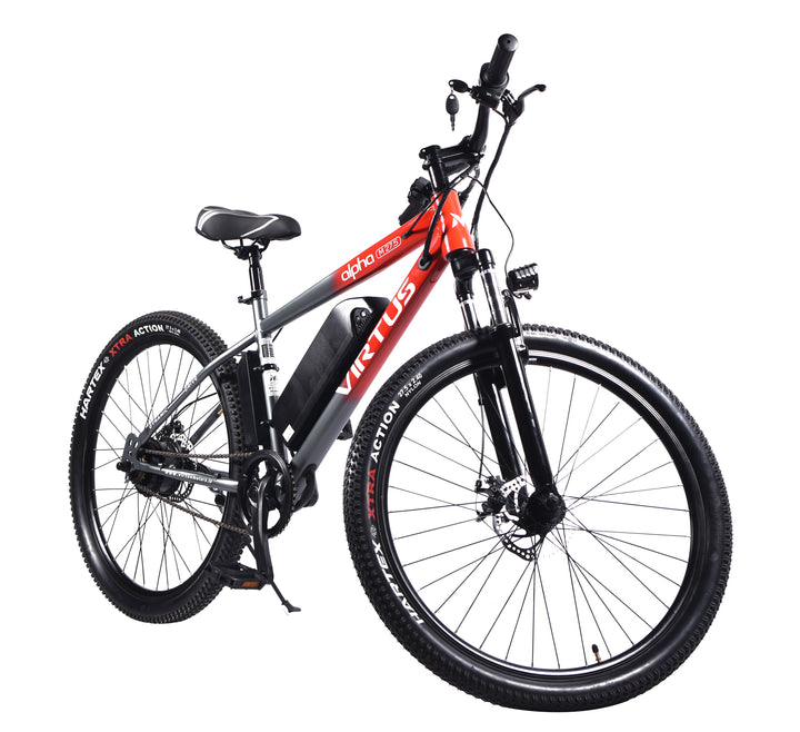 Virtus Motors Alpha M 27.5 – 27.5″ Smart Electric Cycle with Removable Battery & 3-Level Pedal Assist