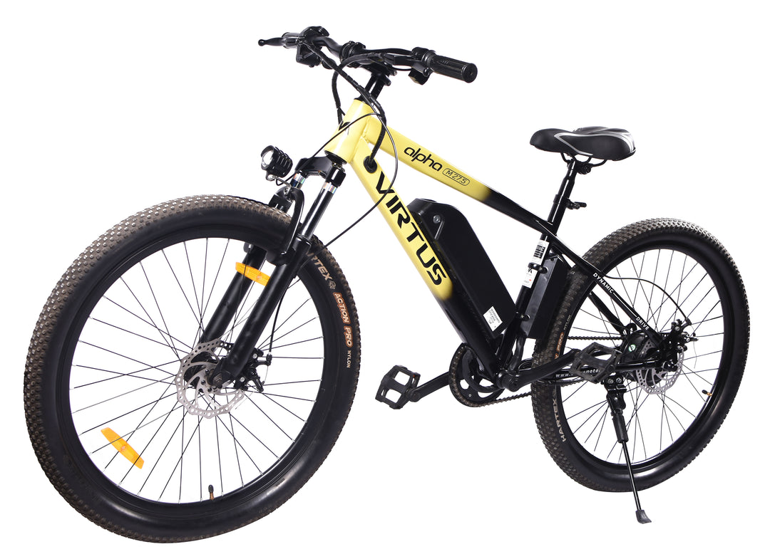 Virtus Motors Alpha M 27.5 – 27.5″ Smart Electric Cycle with Removable Battery & 3-Level Pedal Assist