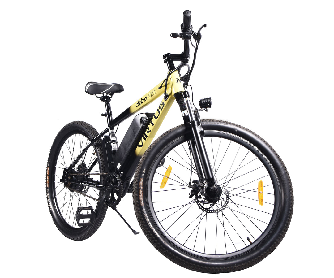 Virtus Motors Alpha M 27.5 – 27.5″ Smart Electric Cycle with Removable Battery & 3-Level Pedal Assist