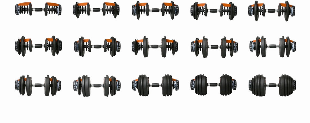 The Flexnest: The Flexibell Adjustable Dumbbells – 2-in-1 Smart Home Gym Weights for Strength Training